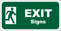 Emergency Exit Signs