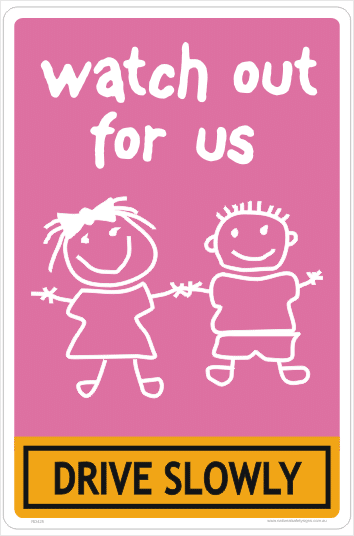 Watch out Children sign