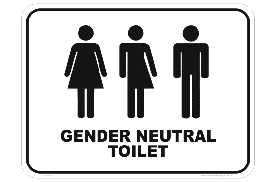 Gender Neutral Toilet sign