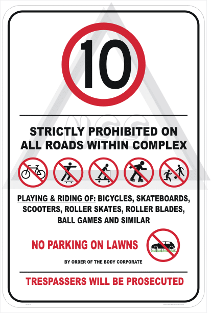 Unit Complex Entrance Sign