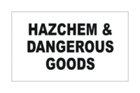 Combination HazChem and Dangerous Goods Signs