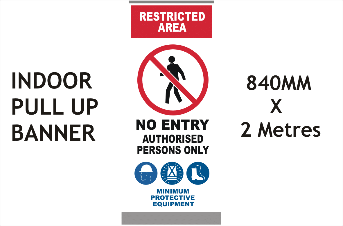 Restricted area Banner