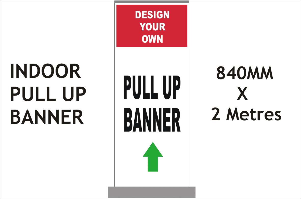 Custom roll up banner