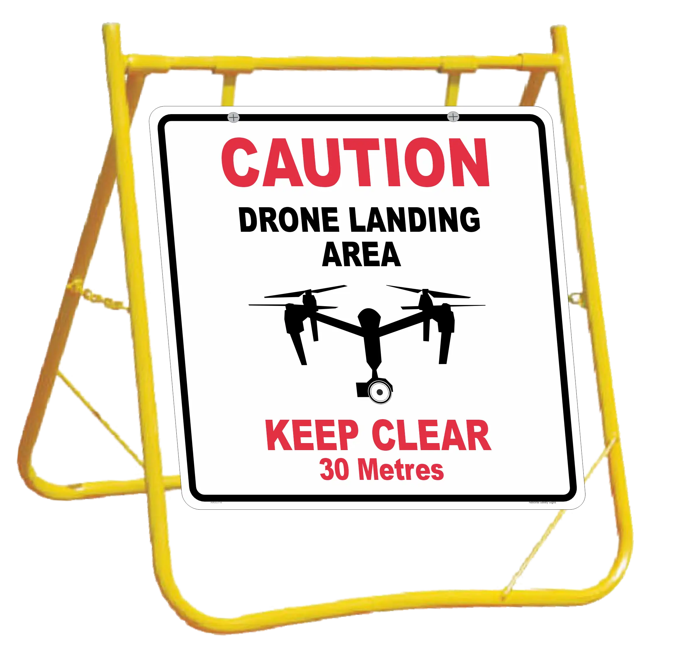 Drone Landing area Sign and Stand Combo A400318