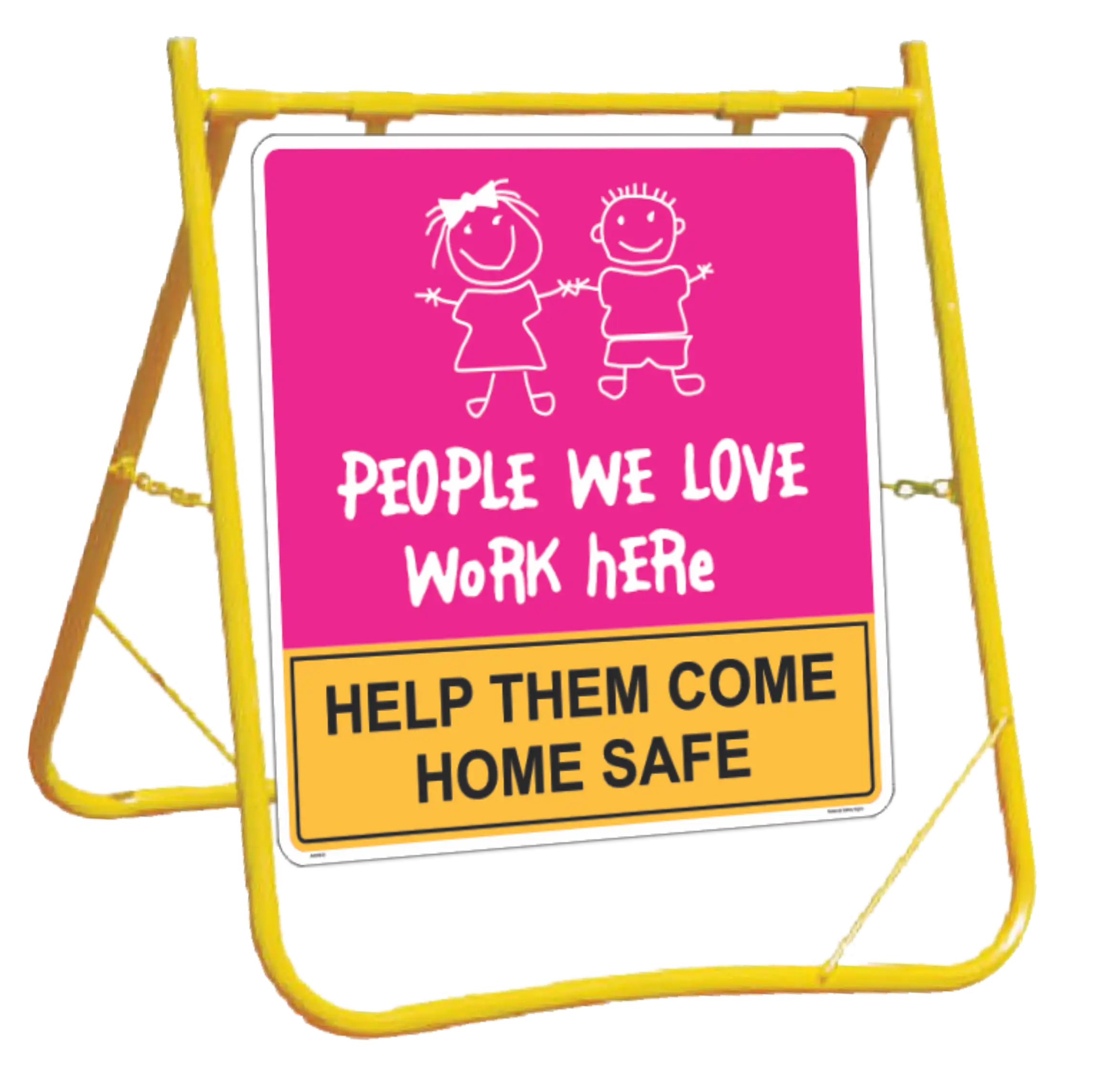 Come Home Safe Sign with Stand Combo A400343