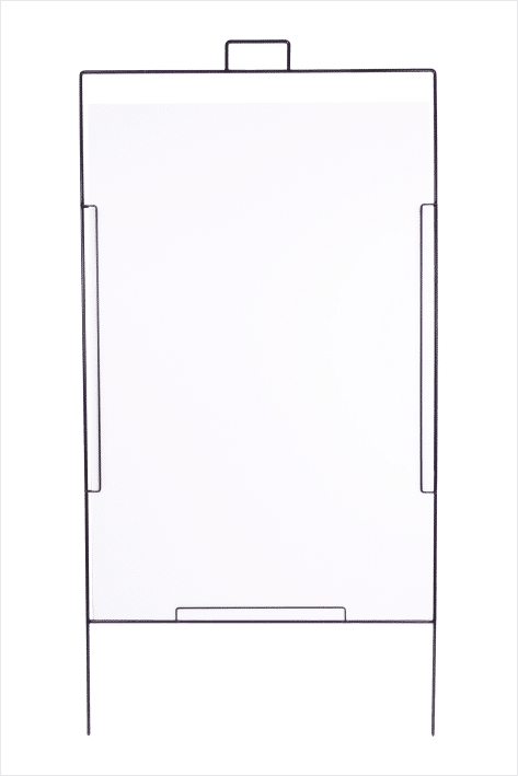 Budget sign frame 900x600