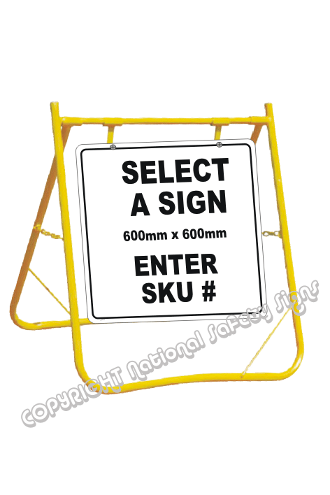 Select a Sign with stand A40269