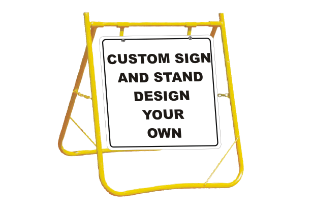 Custom Sign and stand Combination A40270