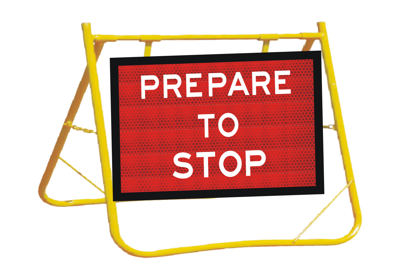 Prepare to stop sign wand stand