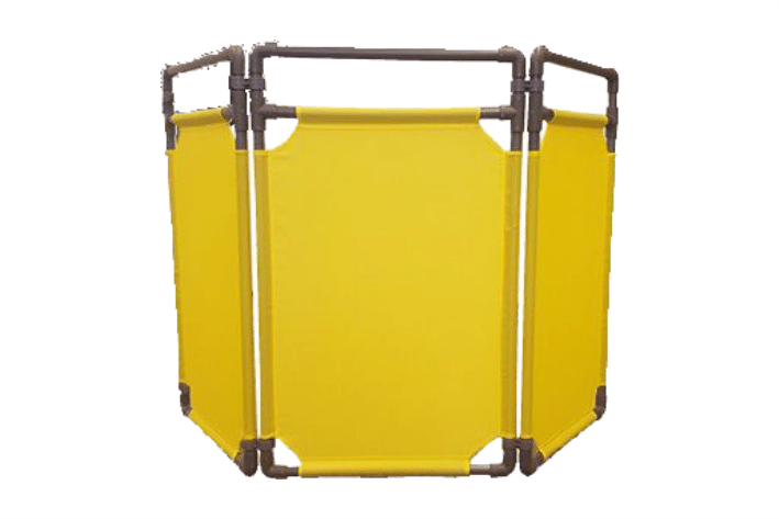 Tri-Panel Safety Barrier