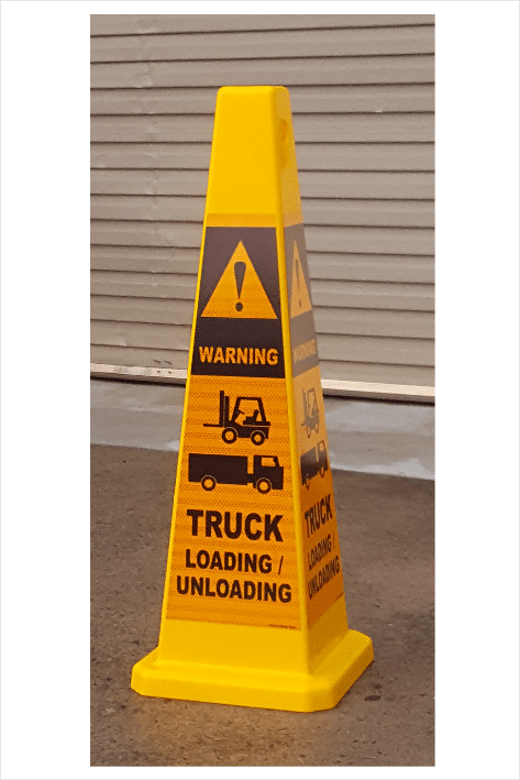 Trucks Loading Safety Cone