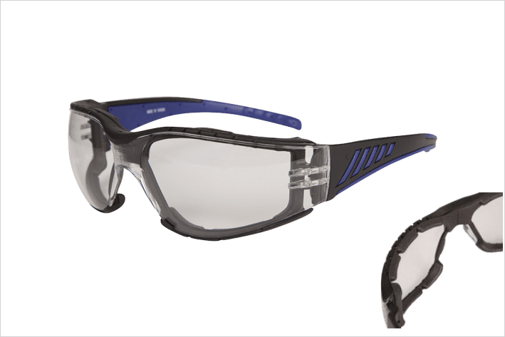 Bastille Foam Seal Safety Glasses