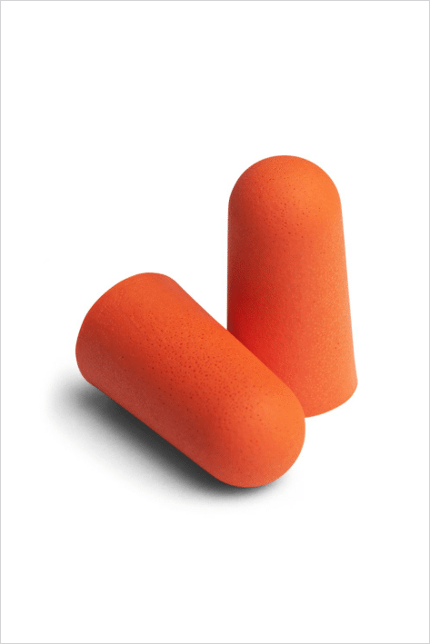 Bullet Shaped Earplugs - uncorded