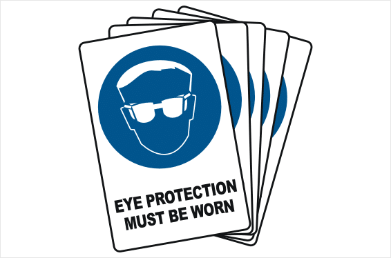 Bulk buy Eye Protection signs