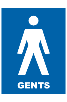 Gents Toilet sign