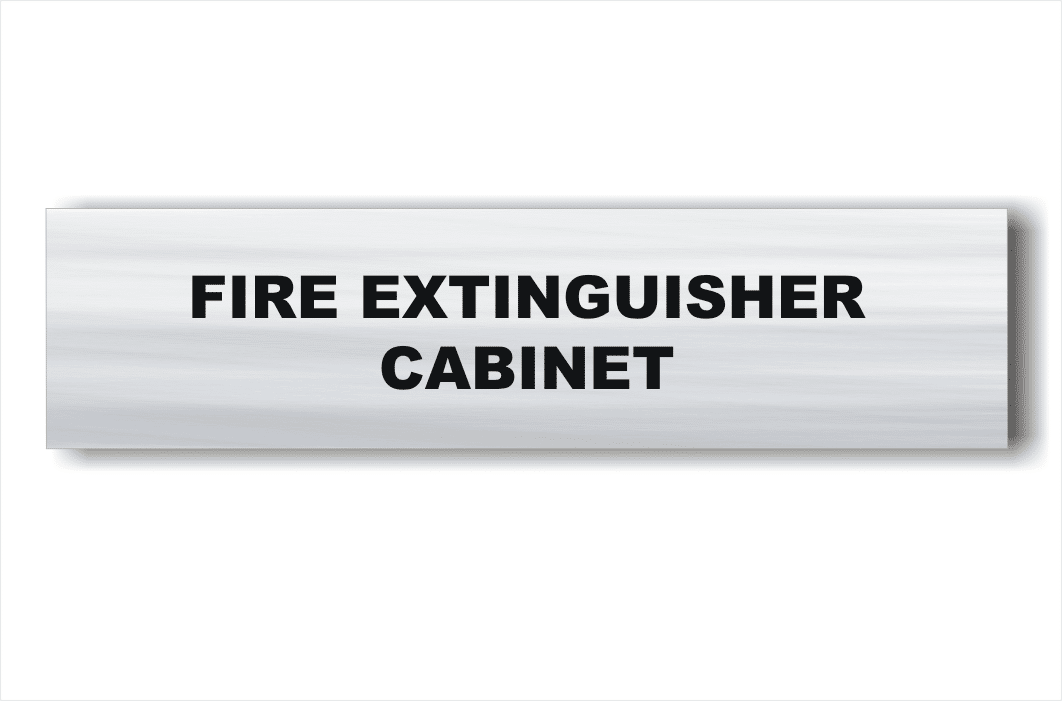 Fire Extinguisher Cabinet sign