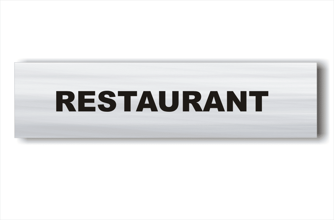 Restaurant sign