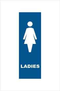Ladies Toilet Sign