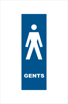 Gents Toilet sign