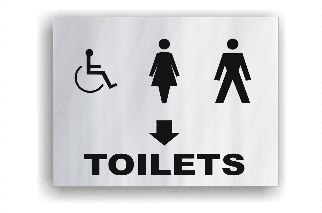 Toilets sign