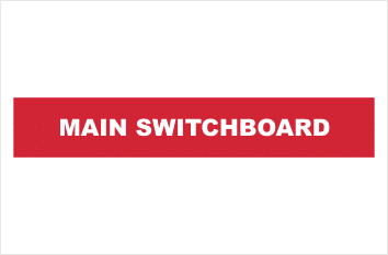 Main Switchboard sign