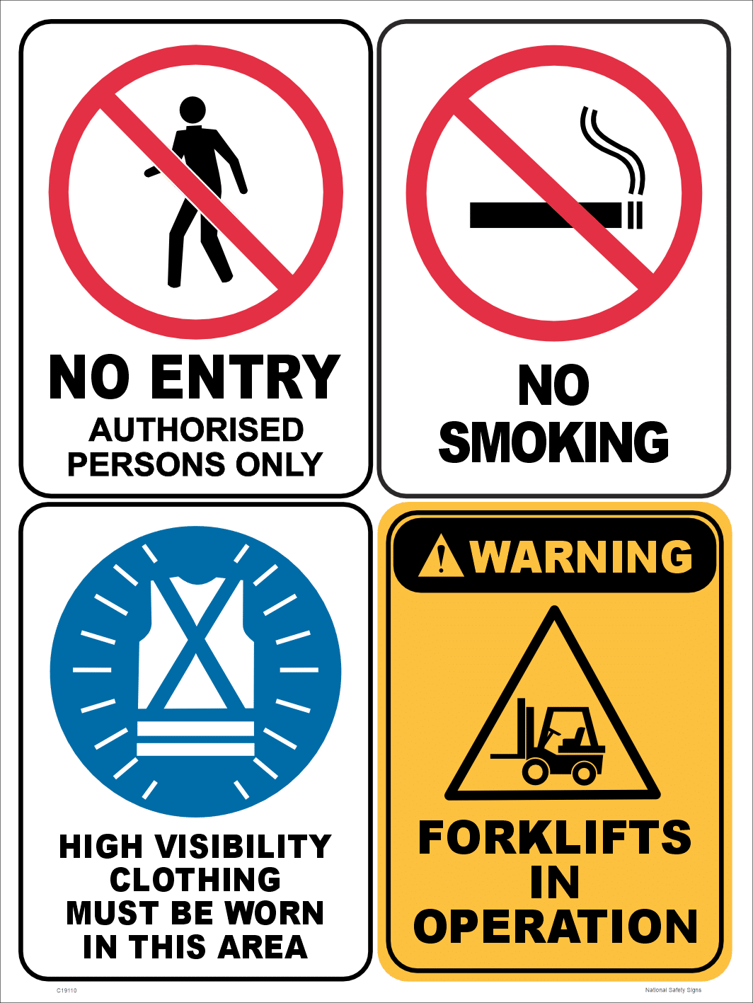 Site Safety sign C19110