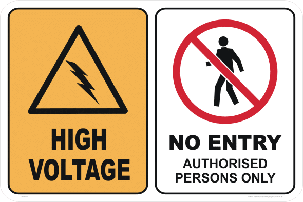 High Voltage No Entry