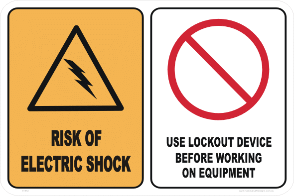 RISK ELEC SHOCK - LOCKOUT