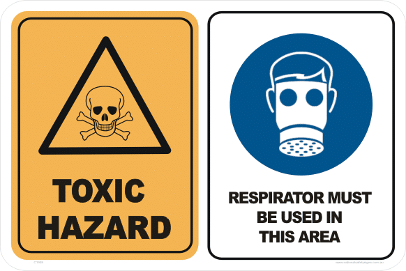 Toxic Hazard signs
