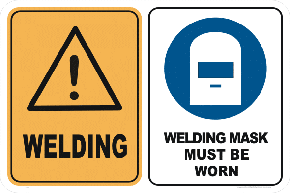 Welding Warning Signs
