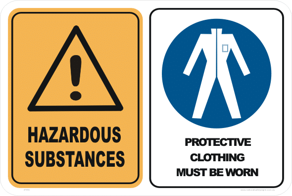 hazardous substance protective clothing