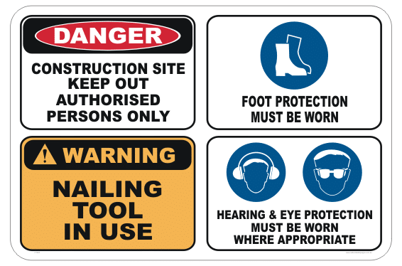 Construction Site signs c1943