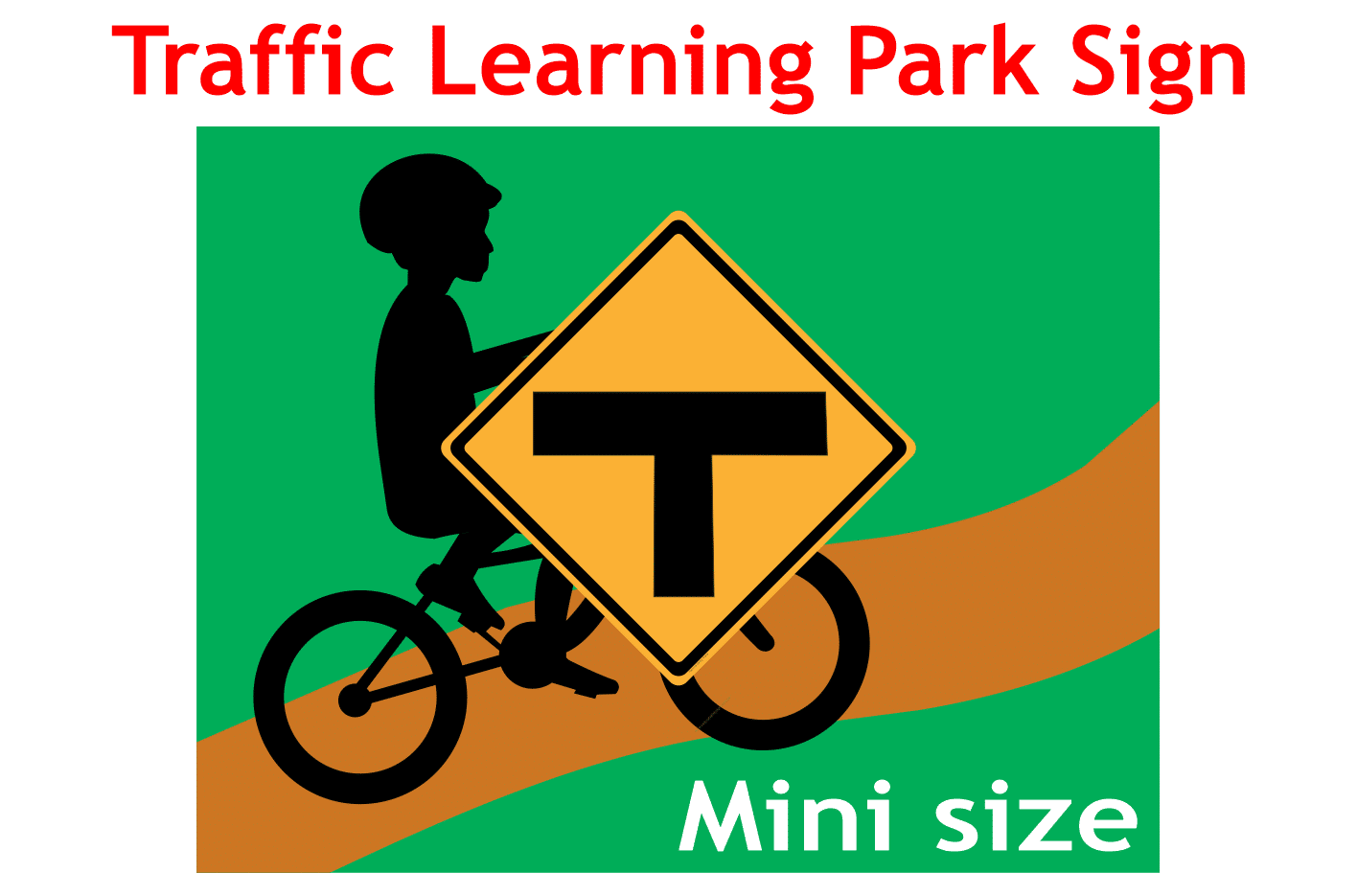 Children Playground sign T Intersection CP3316