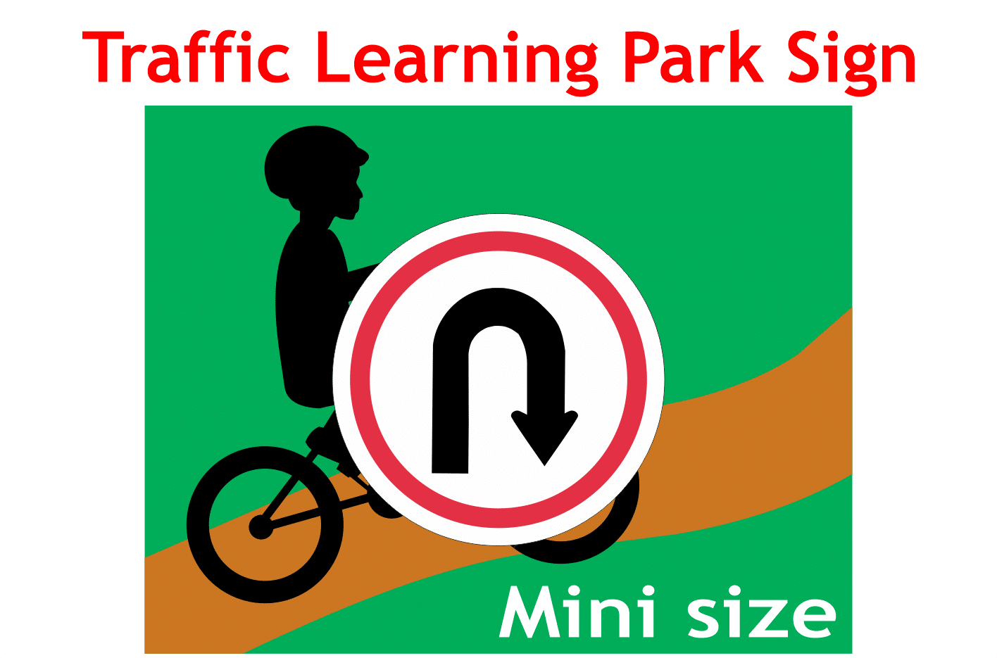 Children Playground sign U Turn CP3318