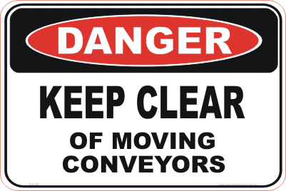 Danger Keep Clear Sign D10100