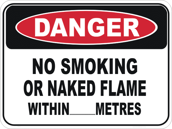 No Smoking Naked Flame