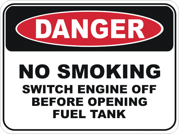 No Smoking sign D10140