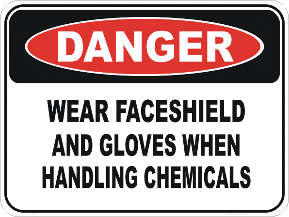 Wear faceshield