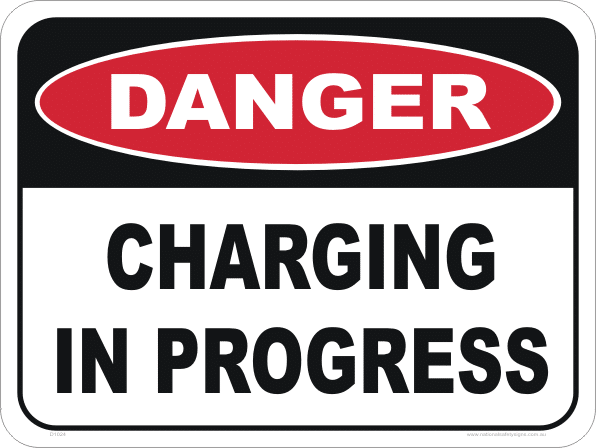 Charging in Progress sign D1024