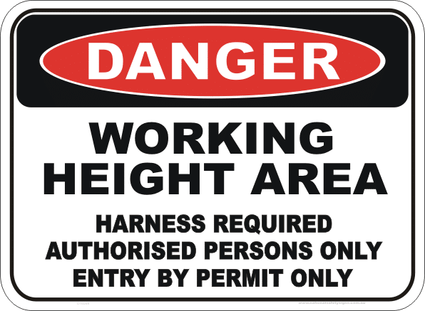 Working Height Sign