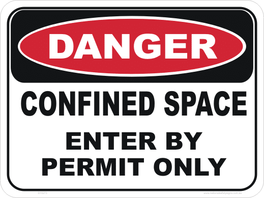 Confined space Sign