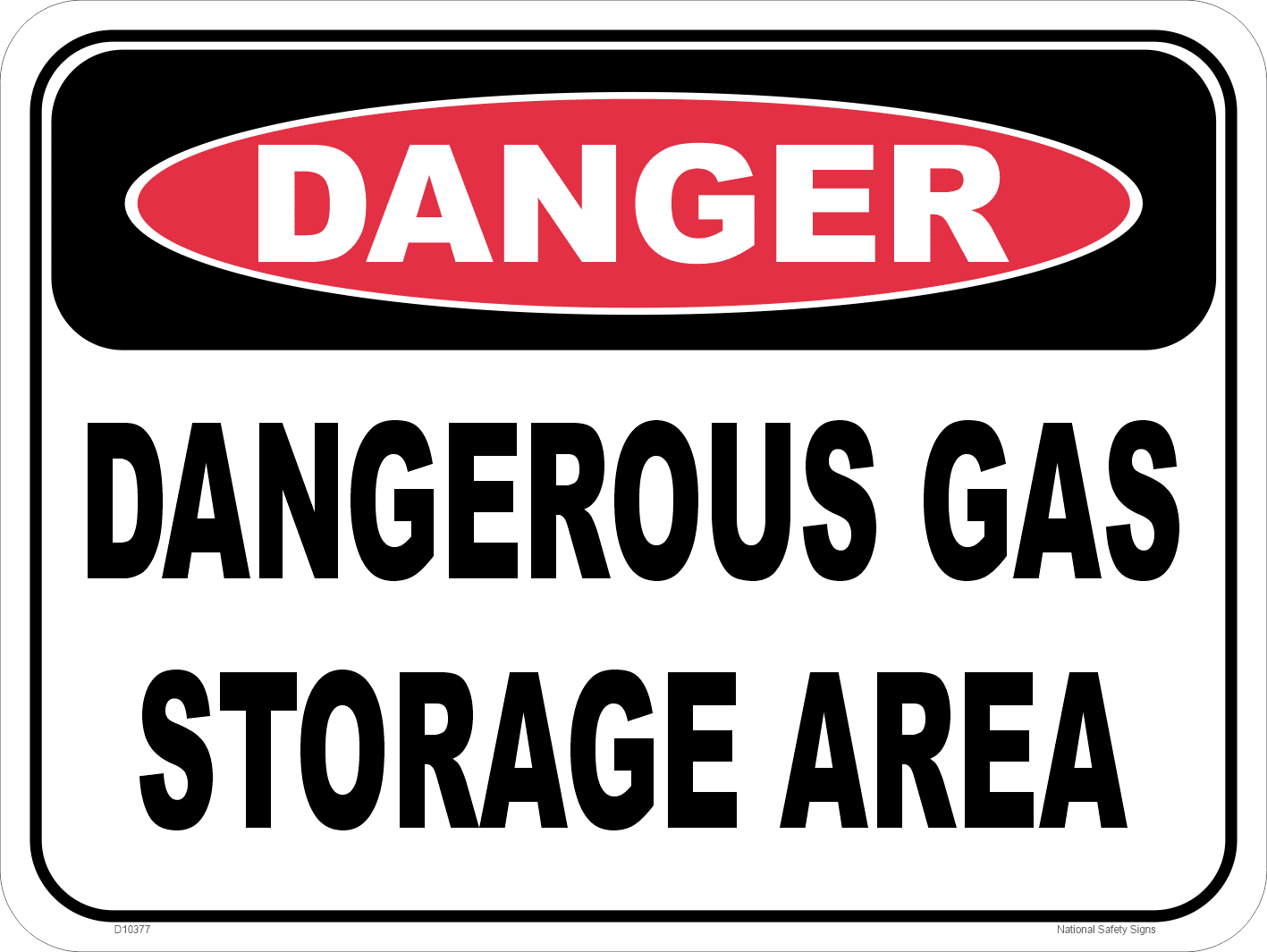 Dangerous Gas Storage Area D10377
