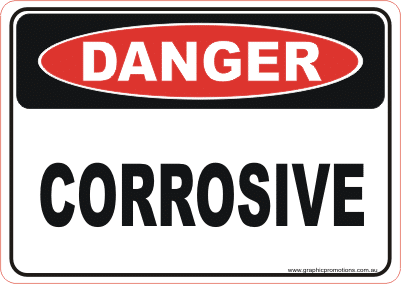Corrosive sign D1041