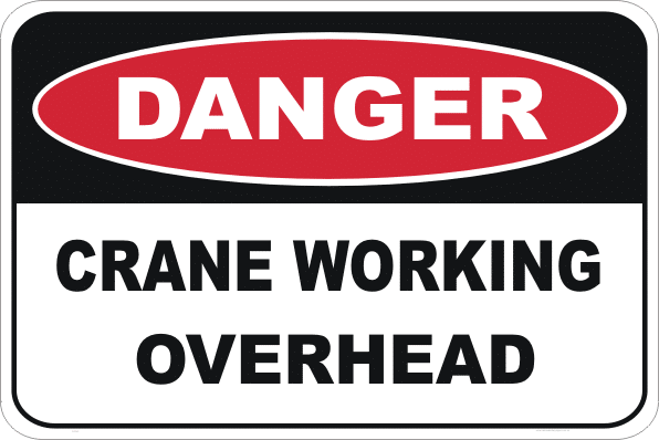 Crane Overhead sign D1043