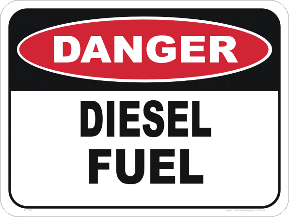 Diesel fuel sign D1053