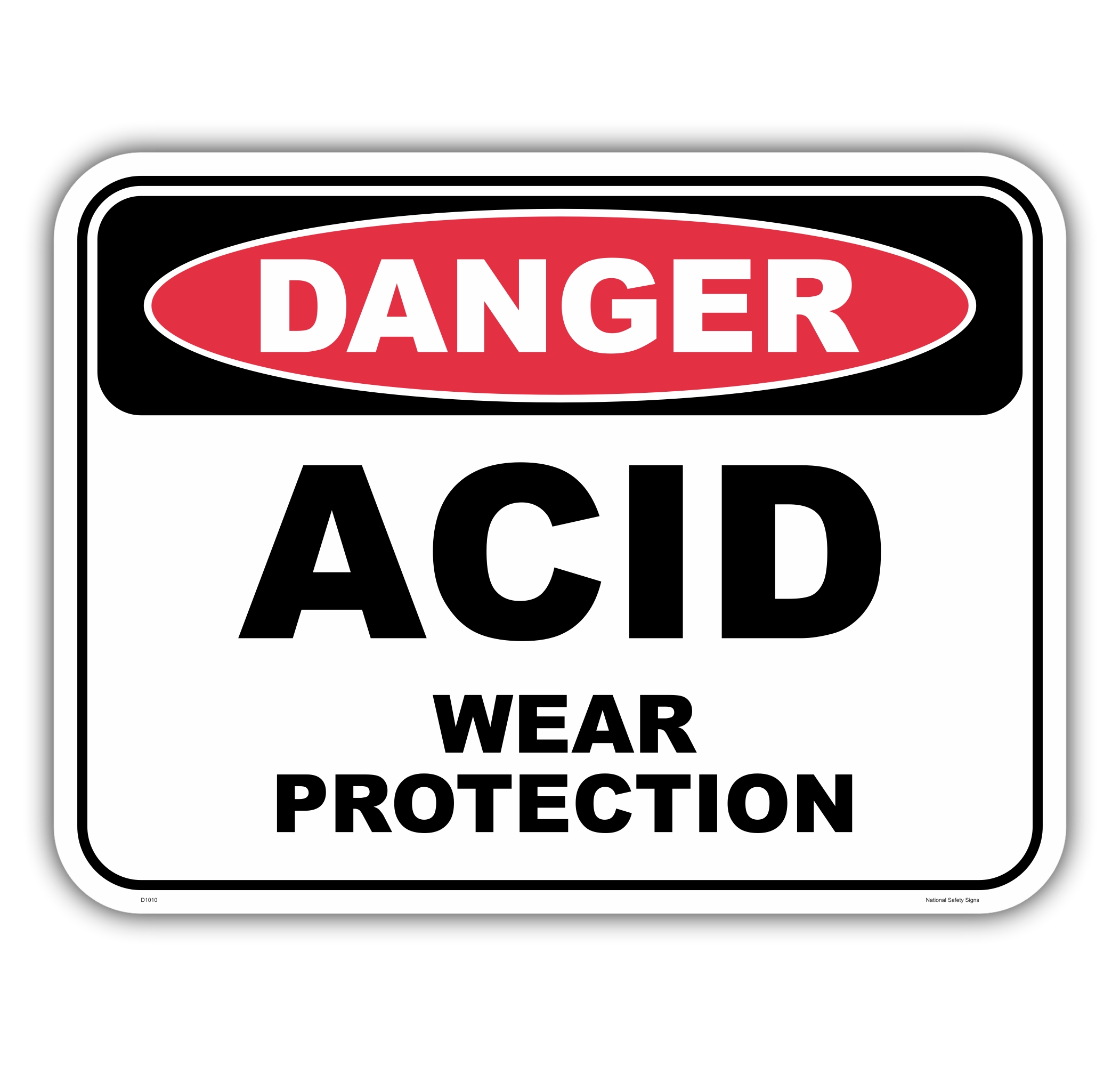 Acid sign D1010
