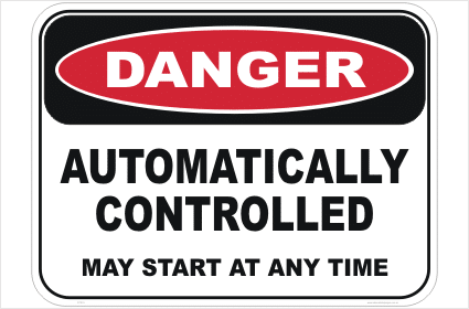 Automatically Controlled sign