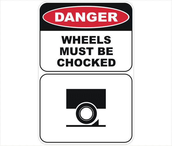 wheels must be chocked
