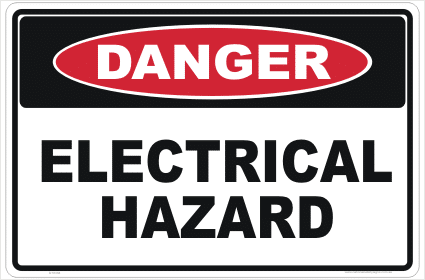 Electrical Hazard Sign