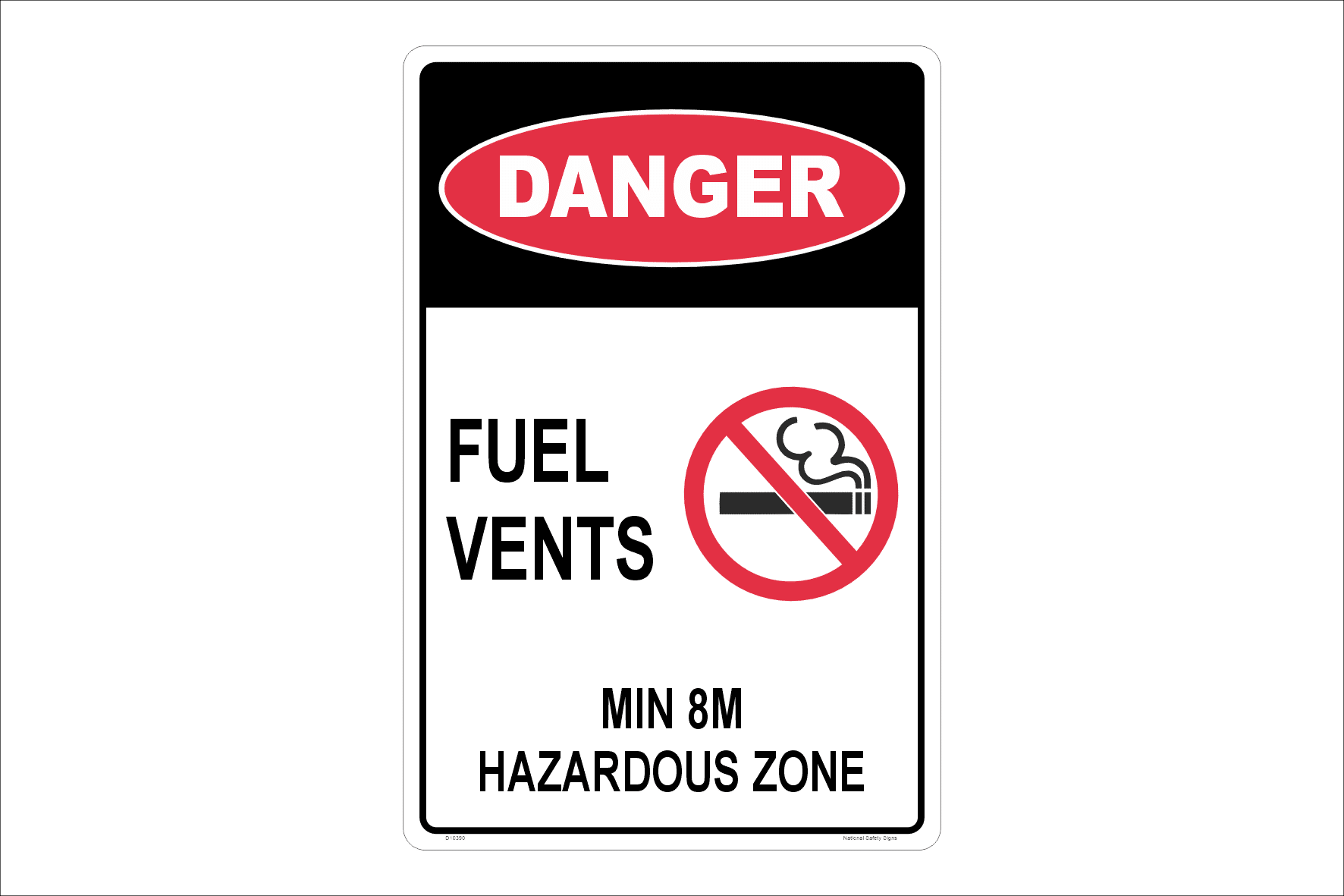 Danger Fuel Vents Sign D10390